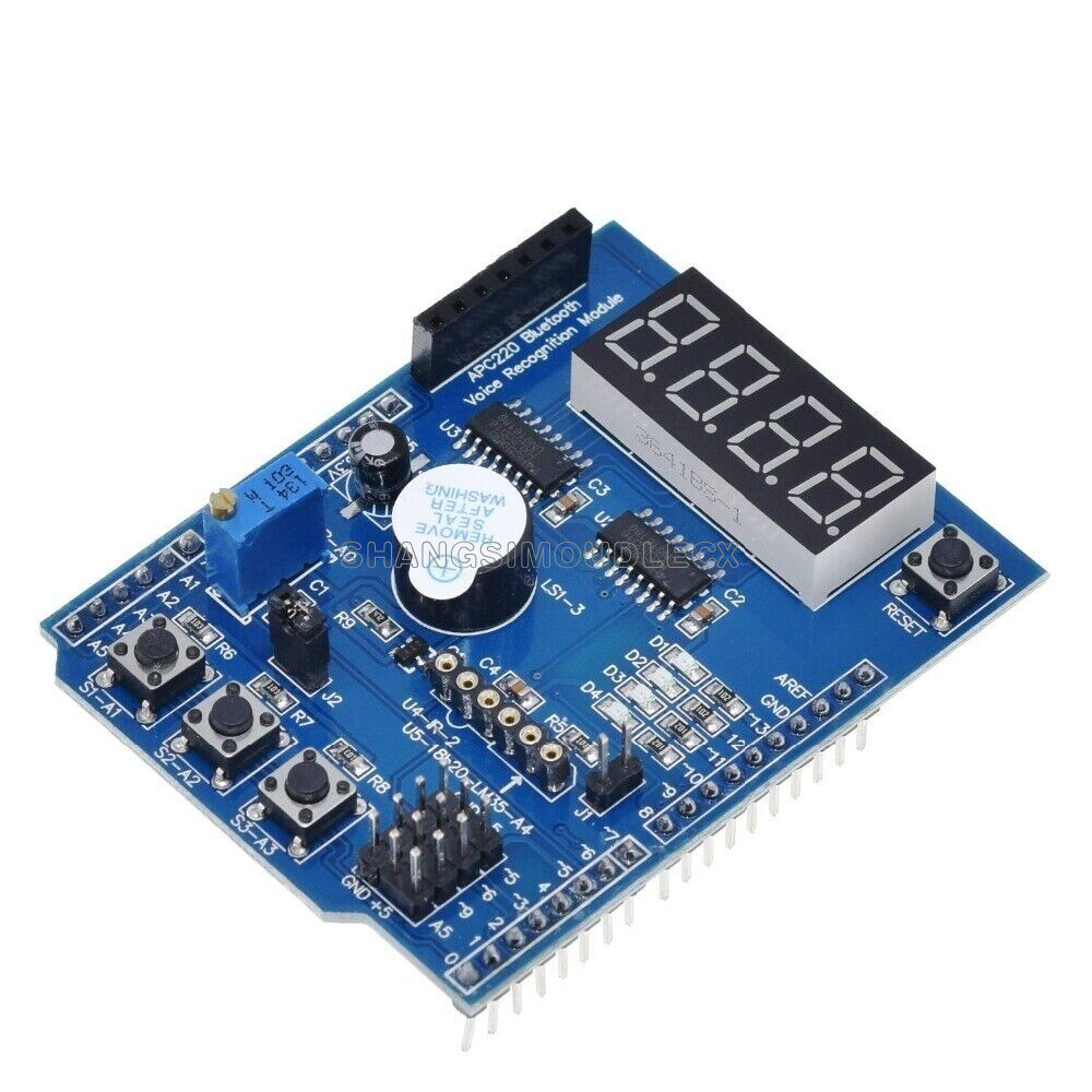 Multi-Function Shield with Buzzer LM35 4LED for Arduino UNO R3 Lenardo Mega2560
