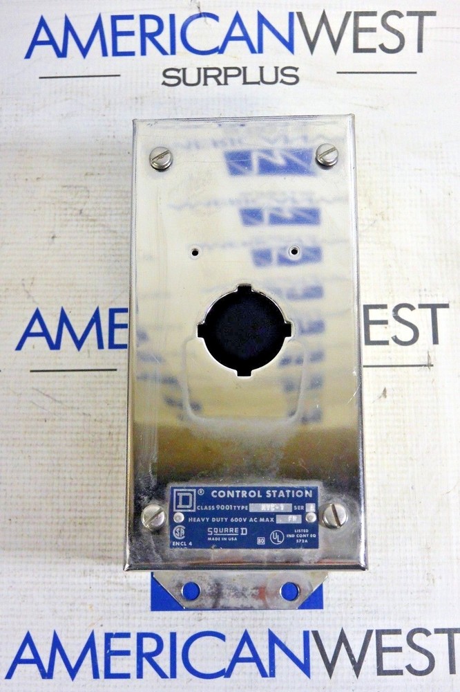 SQUARE D CONTROL STATION CLASS 9001 TYPE KYC-1 SER A