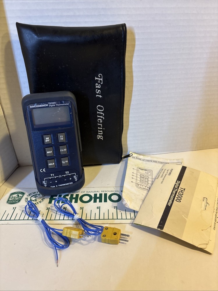 BACHARACH TH3000 TYPE K THERMOMETER