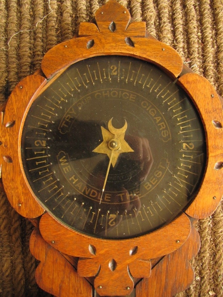 Antique Cigar Store Advertisement Gambling Piece