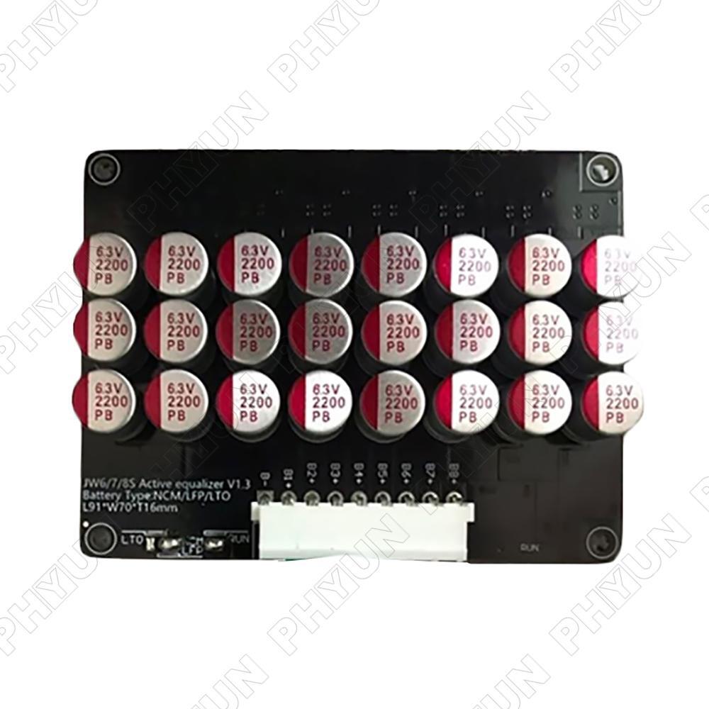 8S Capacitive Active-Balancer Active Balancing Equaliser Board Li-ion 1.8V-4.5V