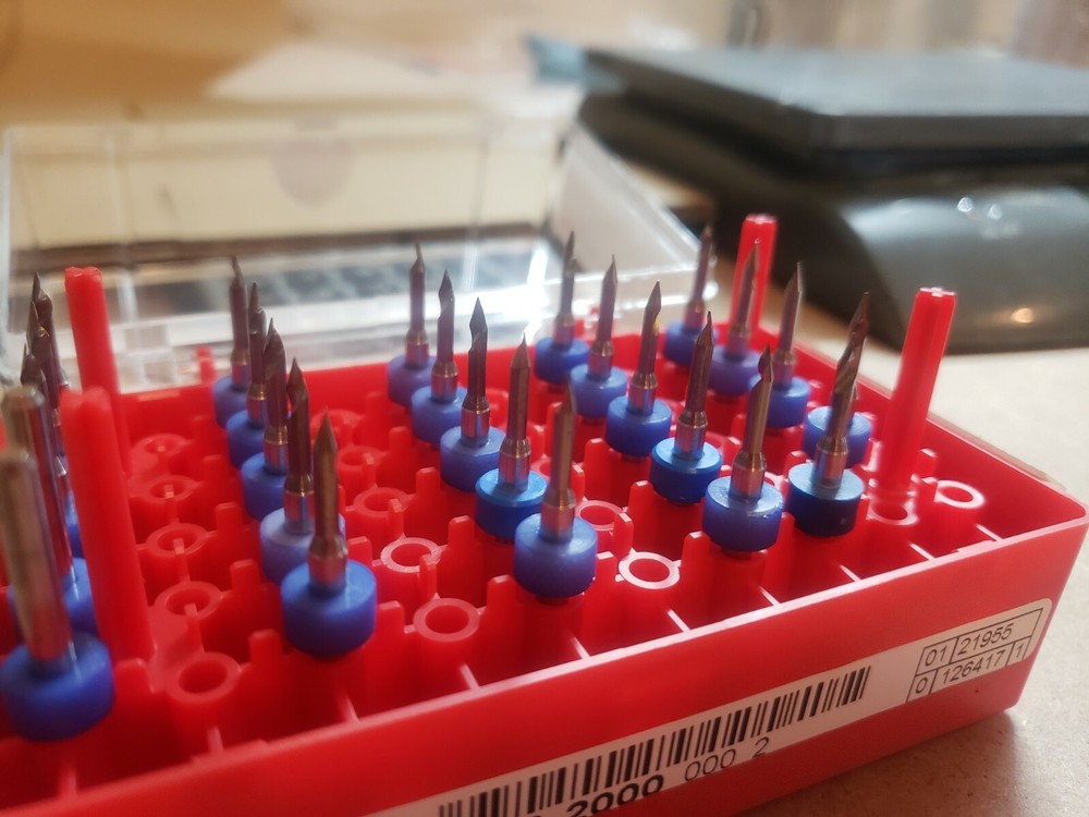 5 pcs .  30 degree angle carbide bits for scoring or engraving -Keltec
