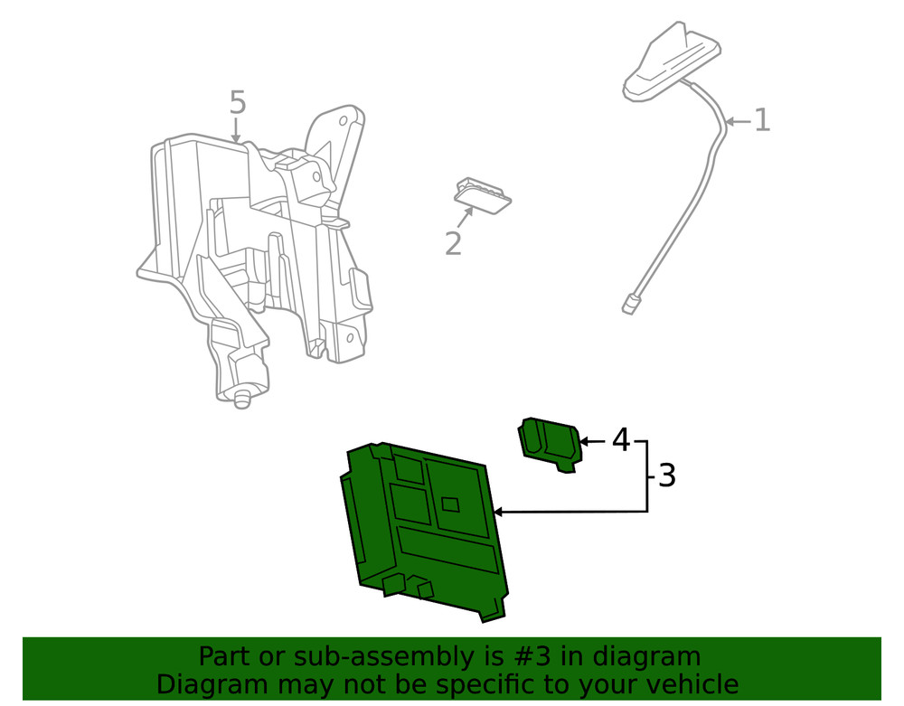 Genuine GM F Module 85739984