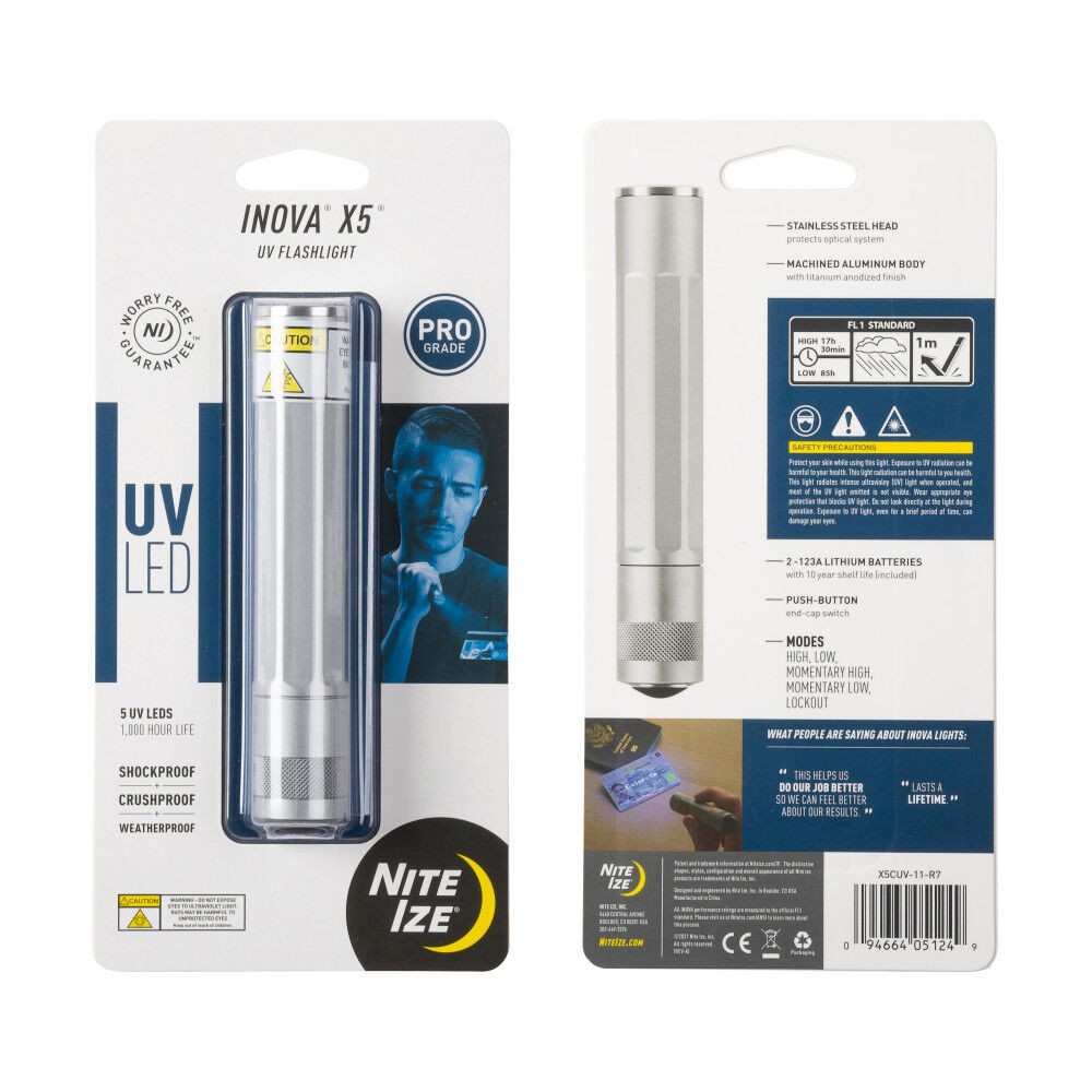 Nite Ize Inova X5 Uv Flashlight Led