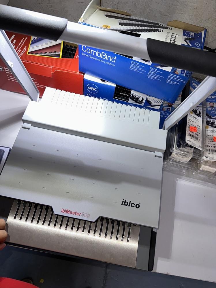 ibico ibimaster 300 binding machine With Supplies!!!