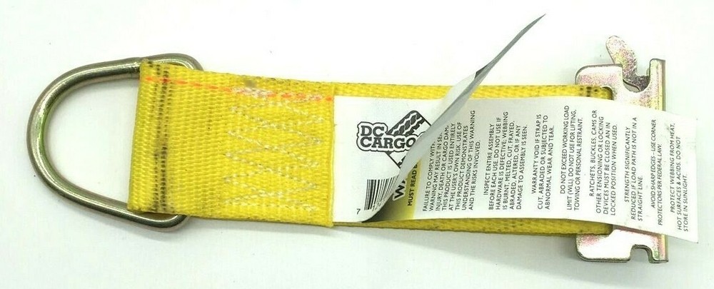 DC Cargo Mall 2 in x 6 in Series E/A Rope Tie Off w/Spring E Fitting # 26RTOSEF