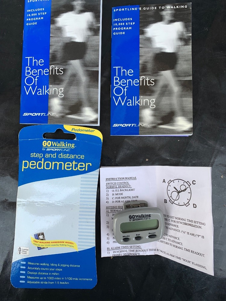 step and distance pedometer.