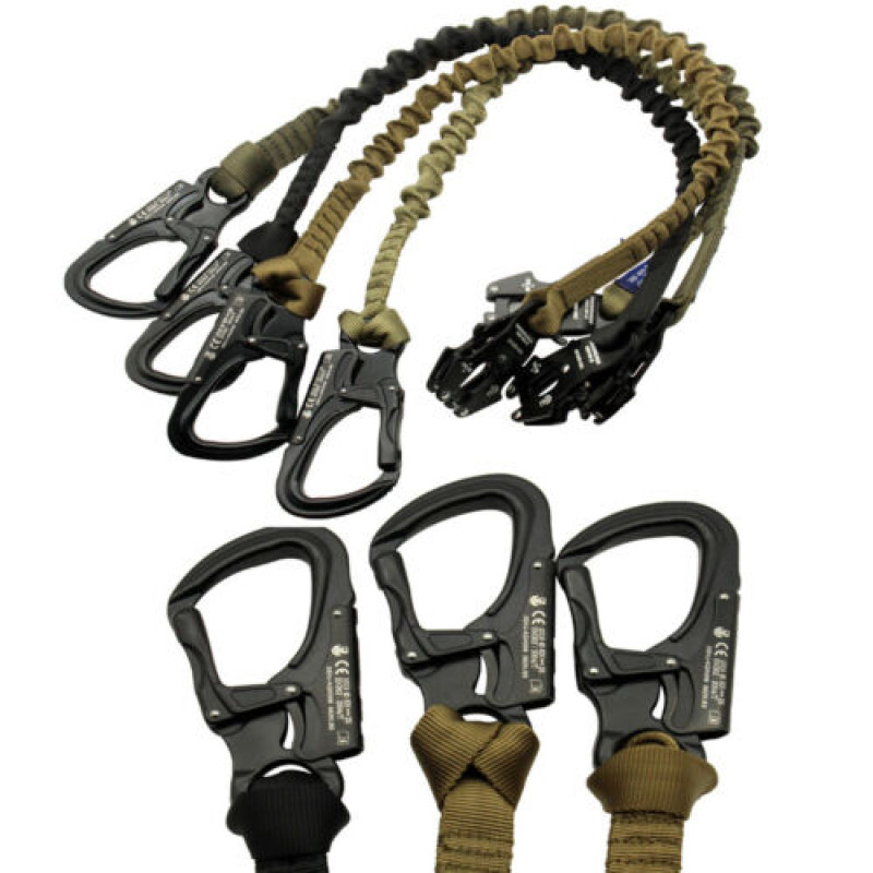 Quick Release Elastic Safety Rope Double End Draping Buckle Functional Version