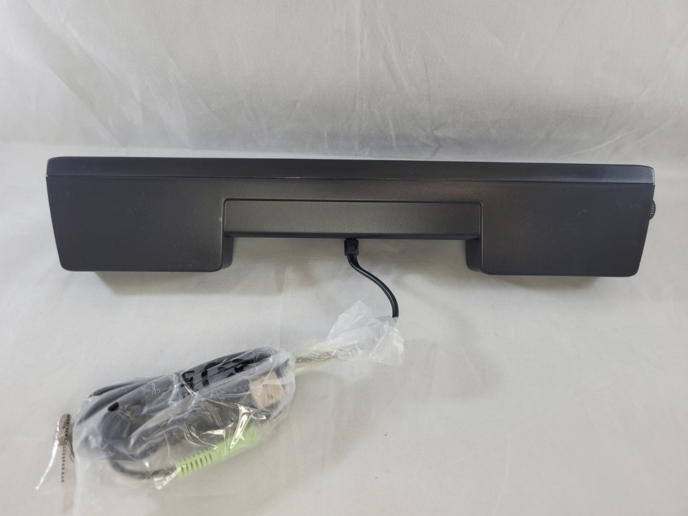 HP H-108 LCD SPEAKER BAR Black with VOLUME CONTROL (See Notes)