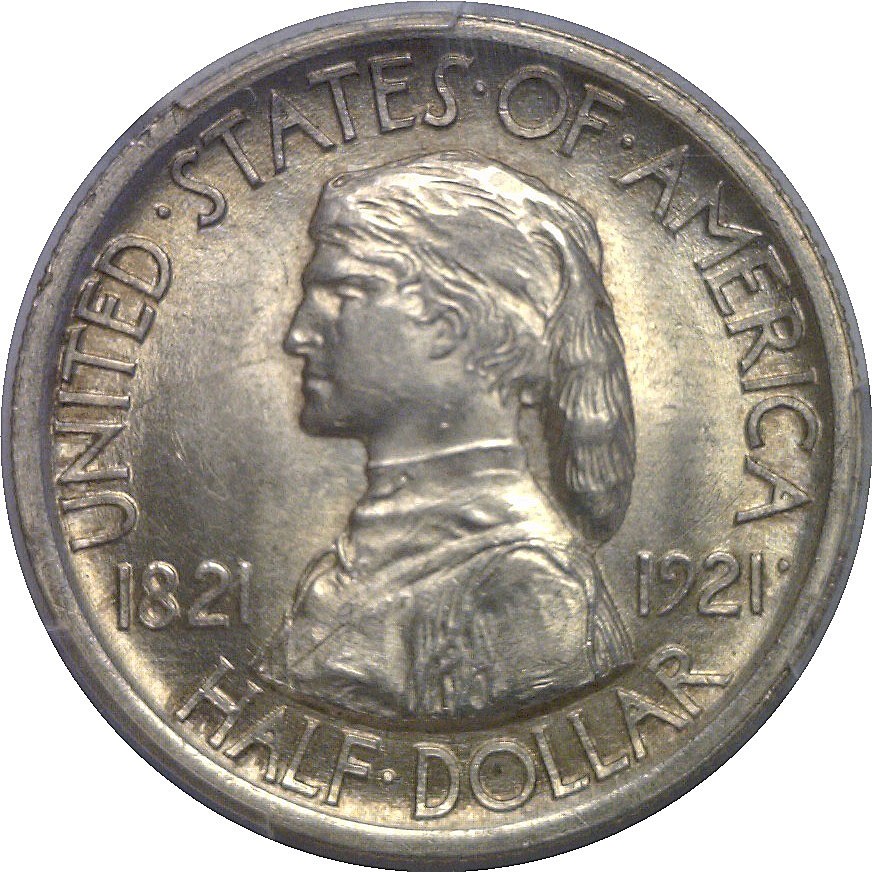 1921 Missouri Commemorative Half Dollar PCGS MS-63