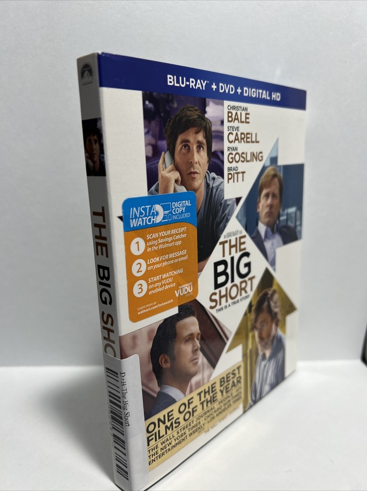 The Big Short (Blu-ray / DVD 2015) - With Slipcover
