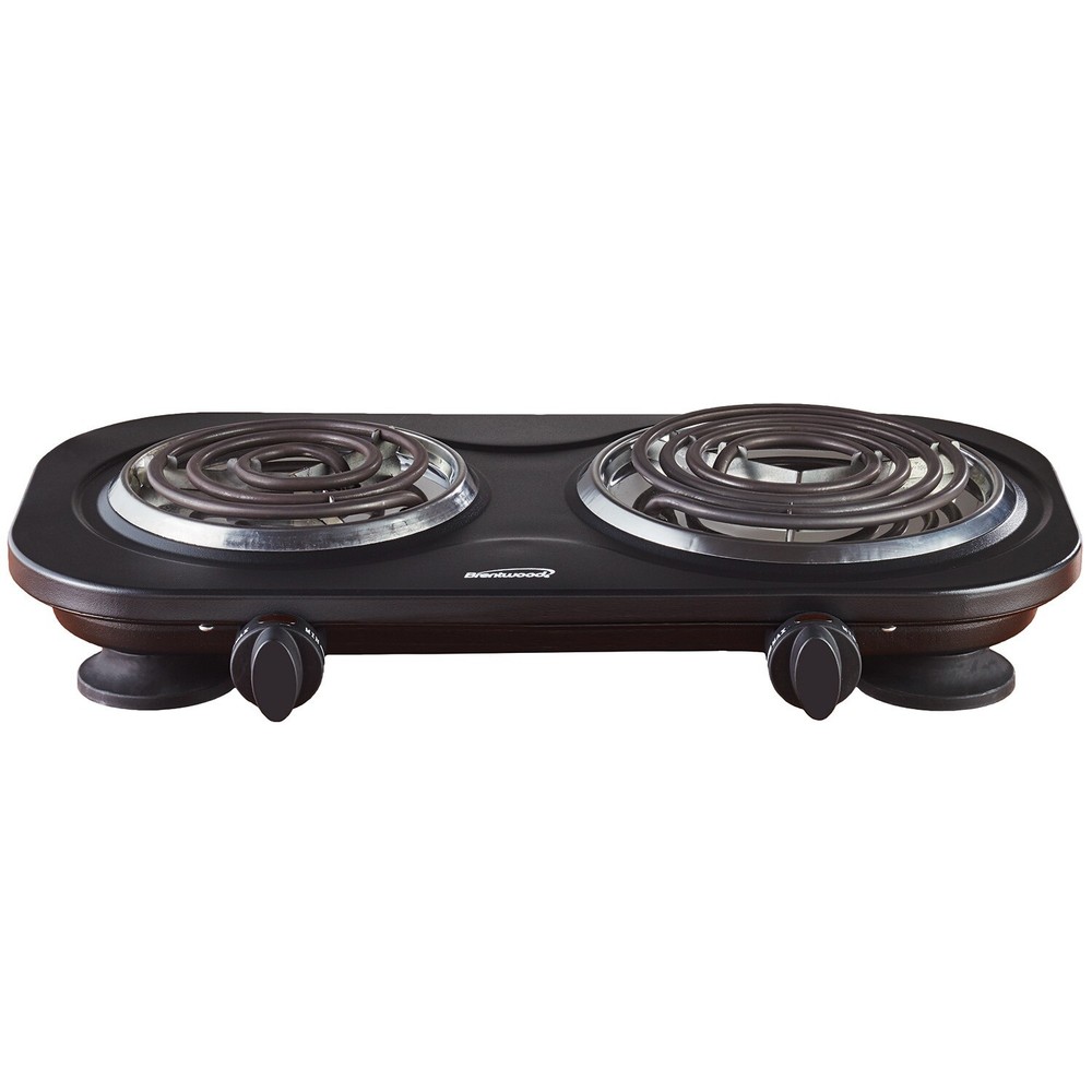 1,500-Watt Double Electric Burner (Black)