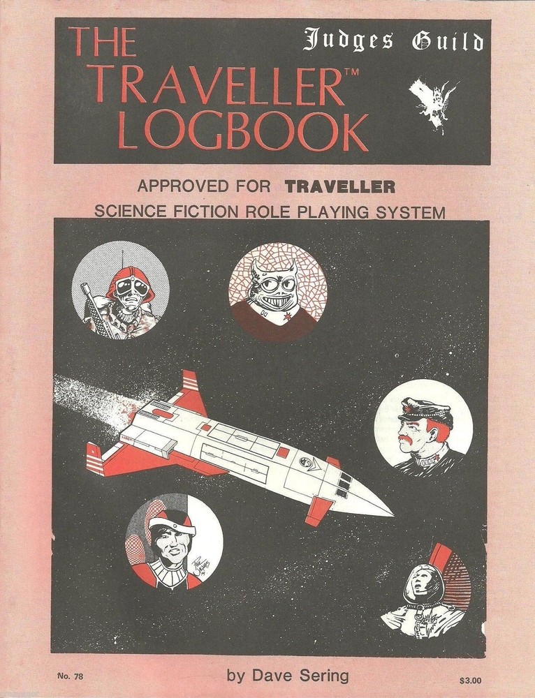TRAVELLER  Logbook - GM Aid, Character Sheets, Ship log Sheets, Tables & More FS