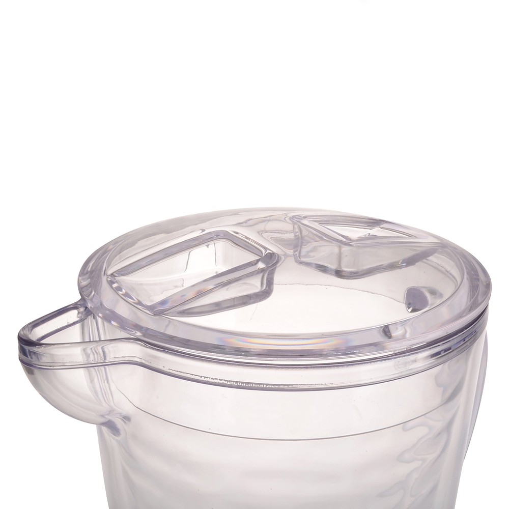 Plastic,Mainstays 2.5 Quart Double Wall Clear Pitcher,Double-Walled