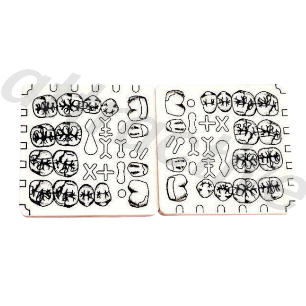 Dental Cavity Tooth Preparation Blocks Caries Remove Model Student Trainer Block