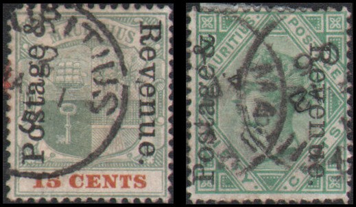 Mauritius #120//122 Used