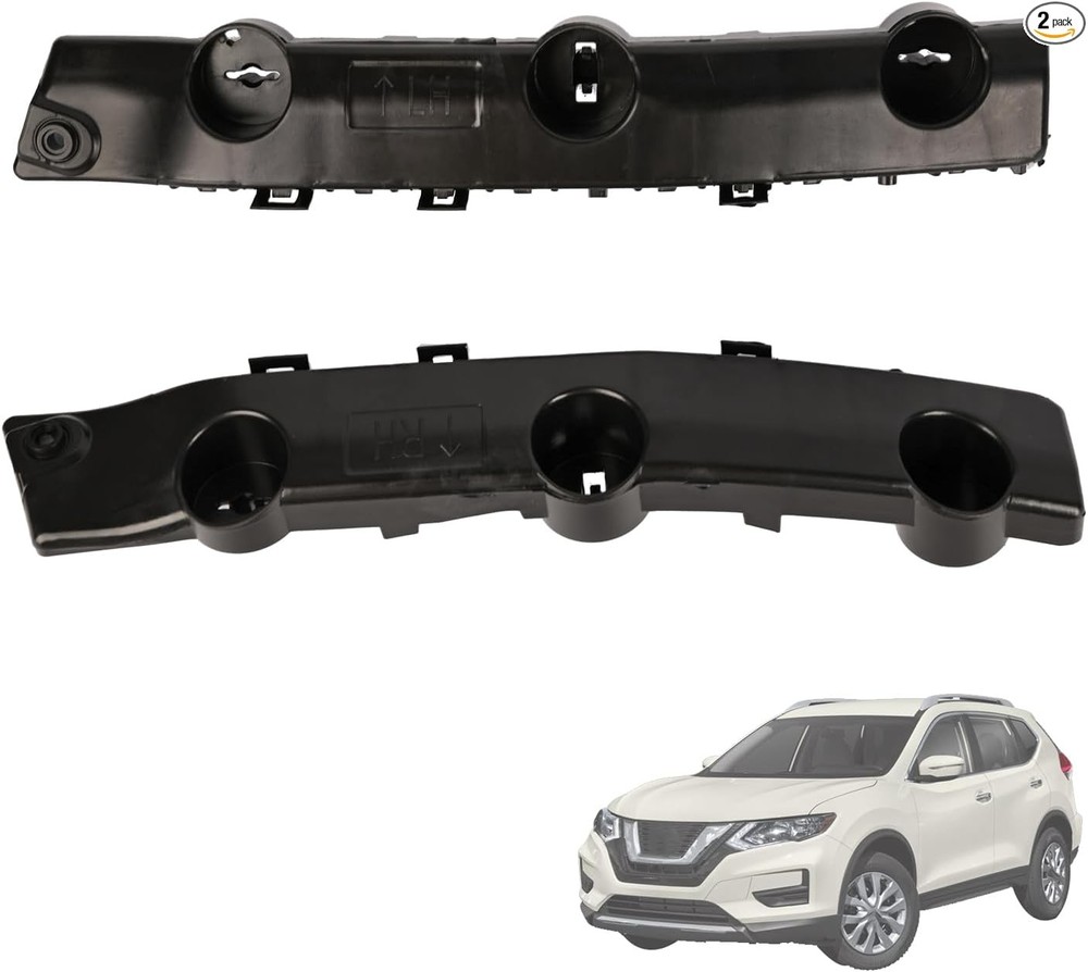 Left＆Right Pair Front Bumper Bracket Holder Compatible with 2014 2015 2016 2017