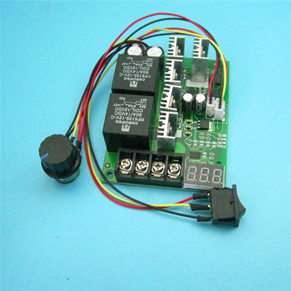 For DC 10-55V 40A Motor Speed Controller Reversible PWM Control