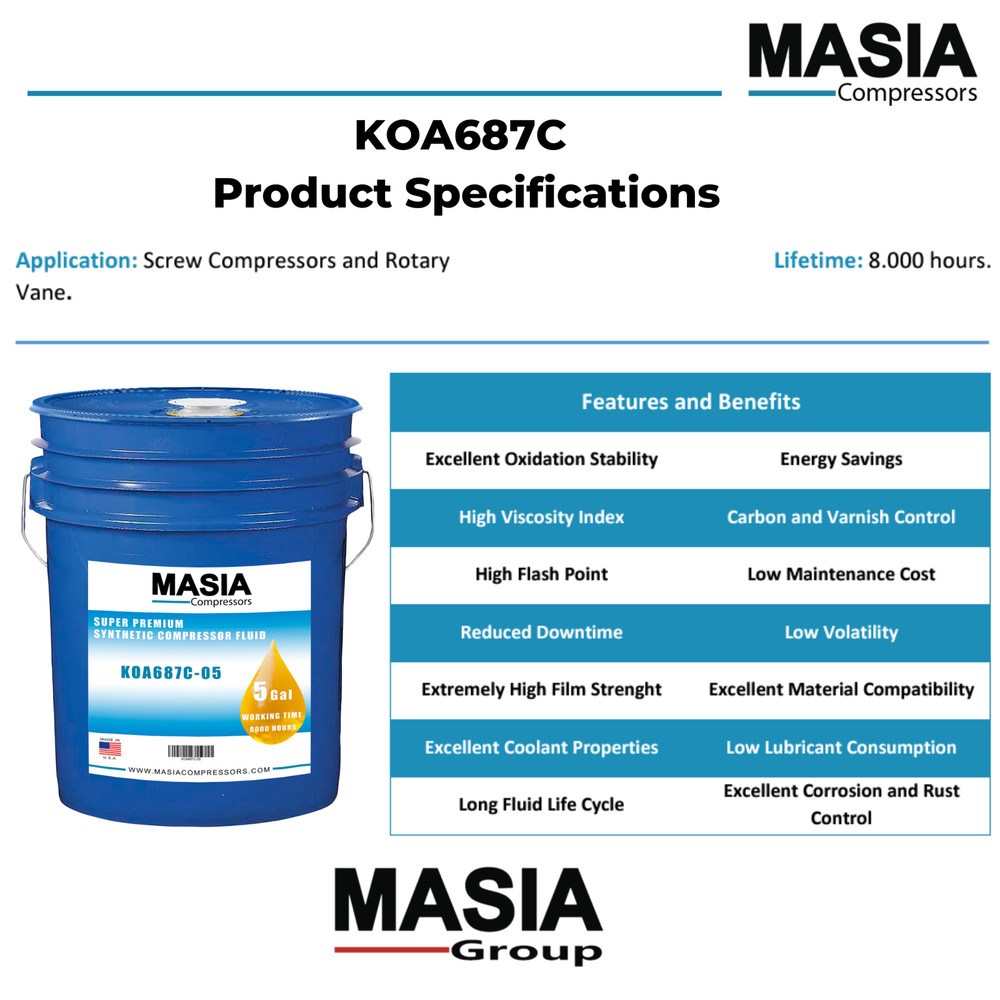 SH-68 Lubricant for Compressor Compatible with Summit - 6 gal
