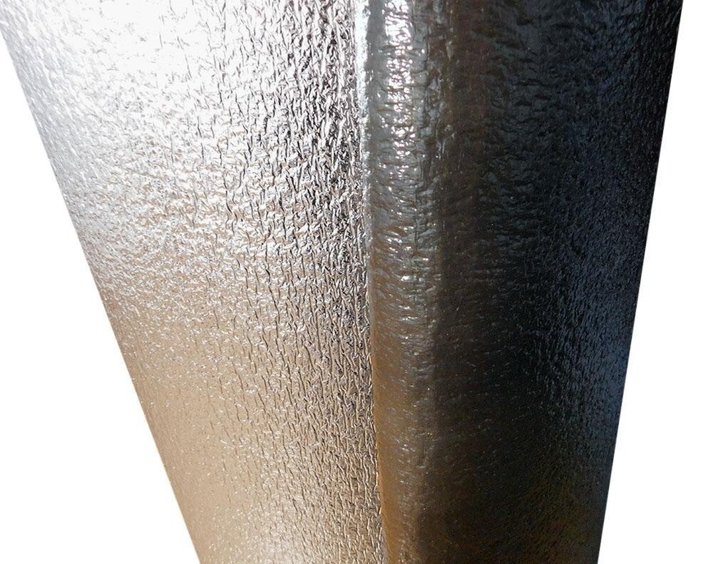TempSHIELD-10mm 48" X 50ft Reflective Foam Core Insulation roll Foil / Black