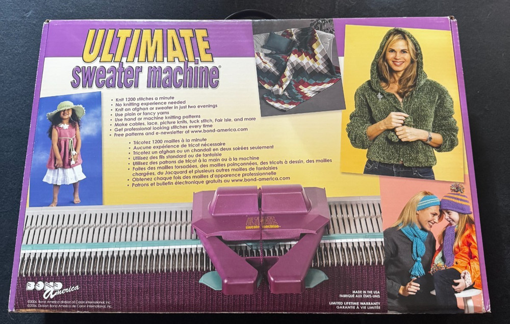 Bond America Ultimate Sweater Knitting Machine (10089)