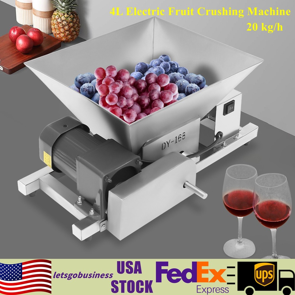 Electric Fruit Crushing Machine Fruit Crusher Fruit Bread Crushing Machine