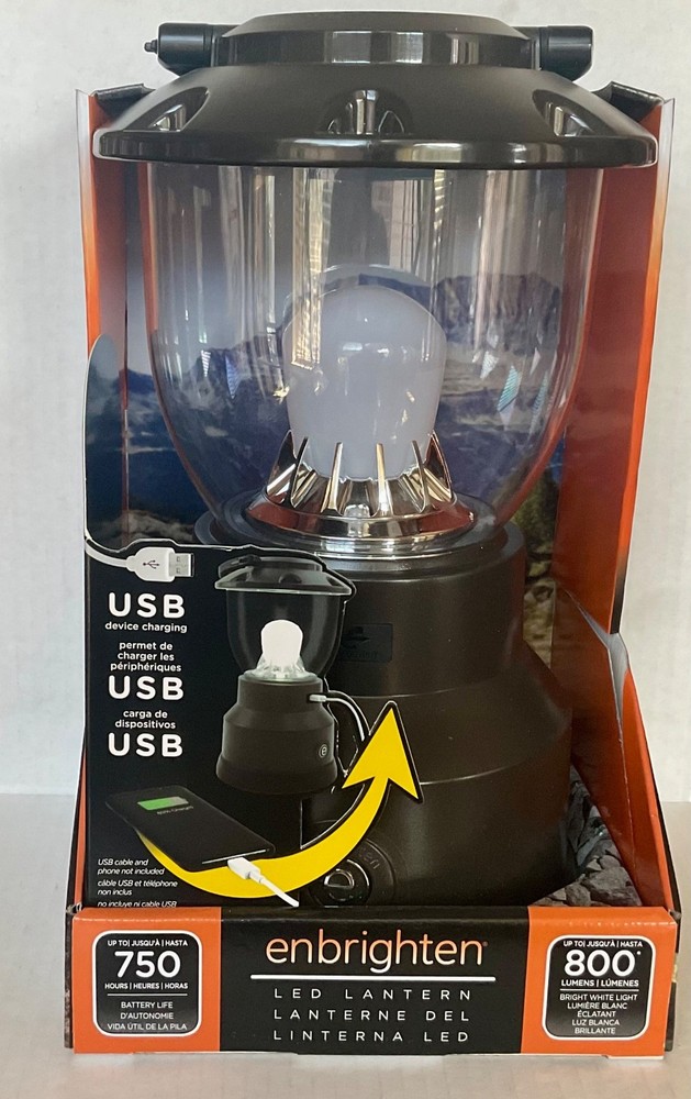 enbrighten usb 800 lumen led lantern