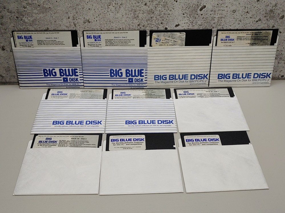 Vtg Computing 5.25" Diskettes – Big Blue Disk