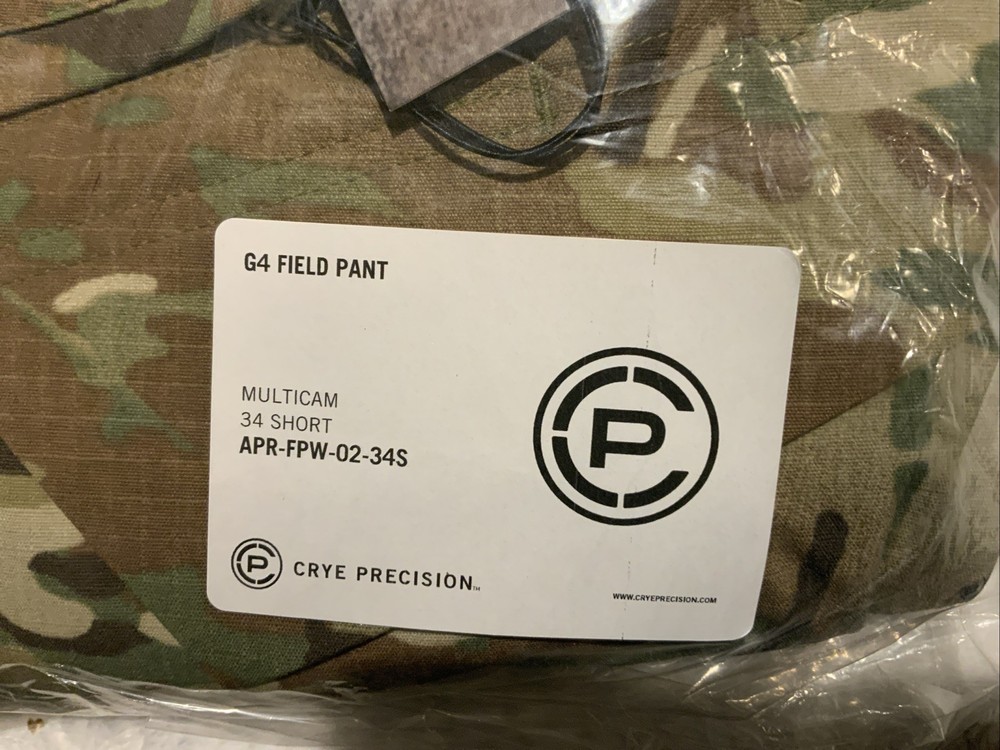 Crye Precision G4 Field Pant Multicam 34 Short
