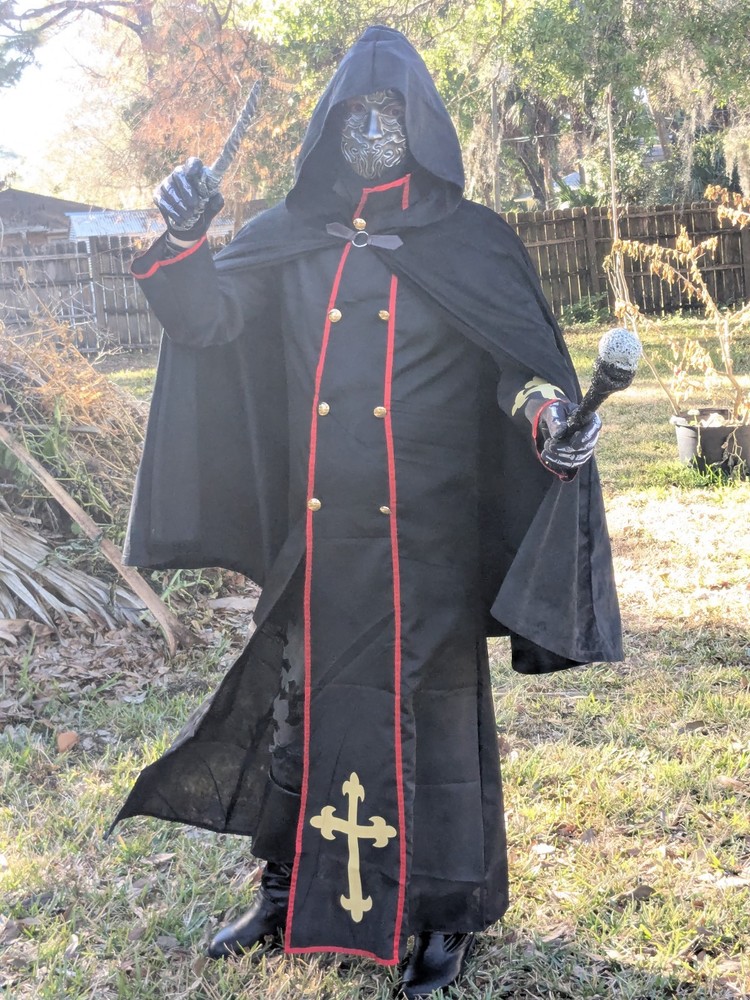 Black Priest Robe