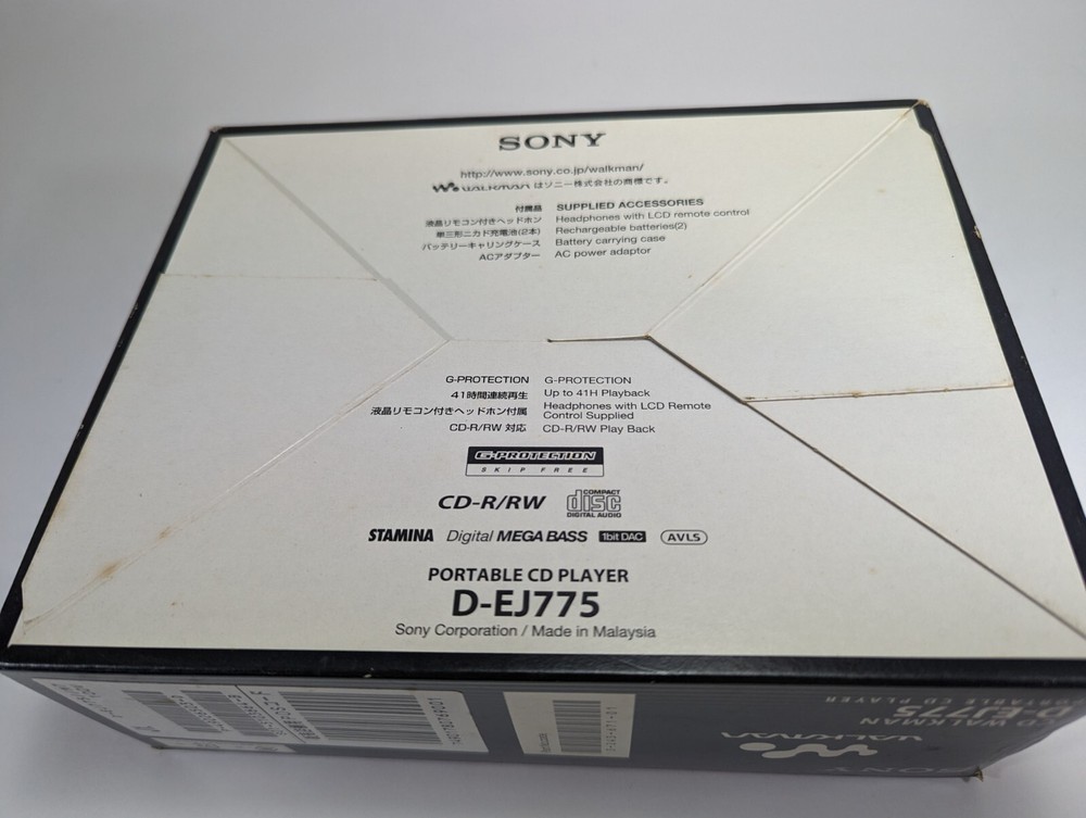 Spiderman D-EJ775 CD player Walkman Discman