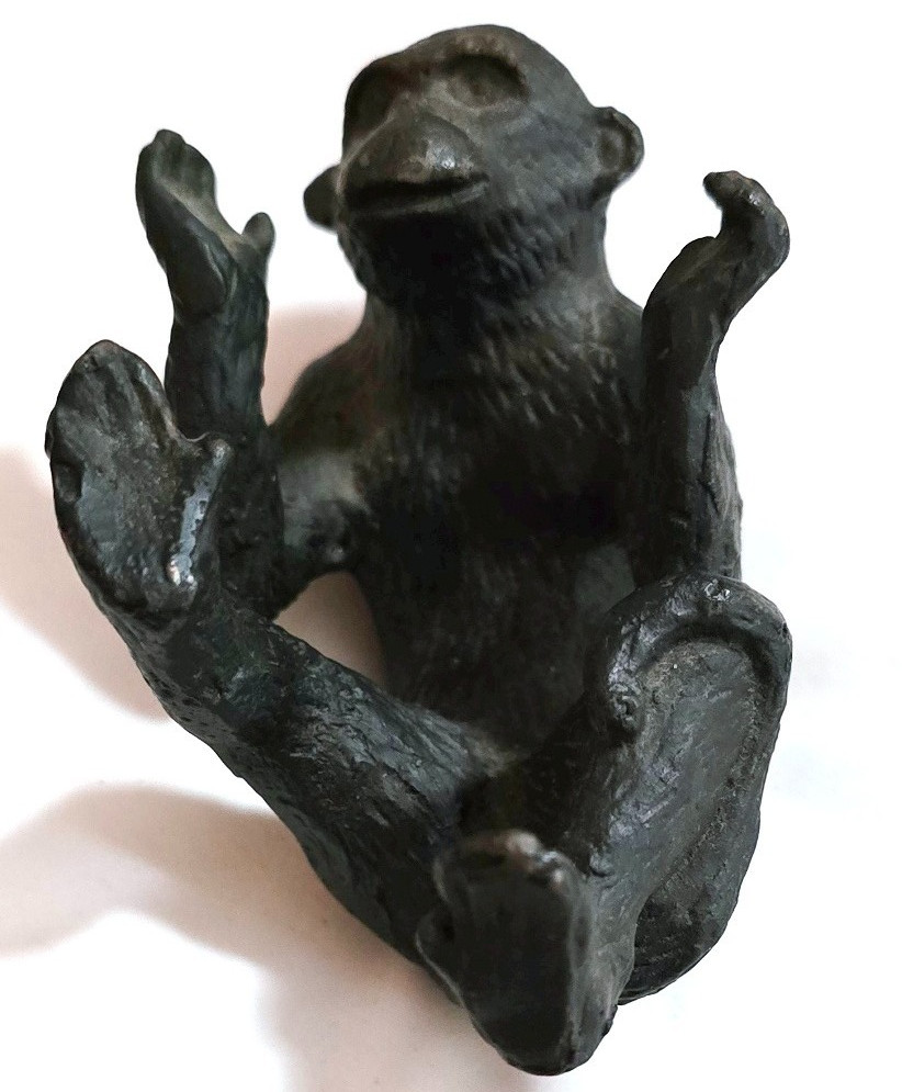 Unusual Cast Iron Monkey