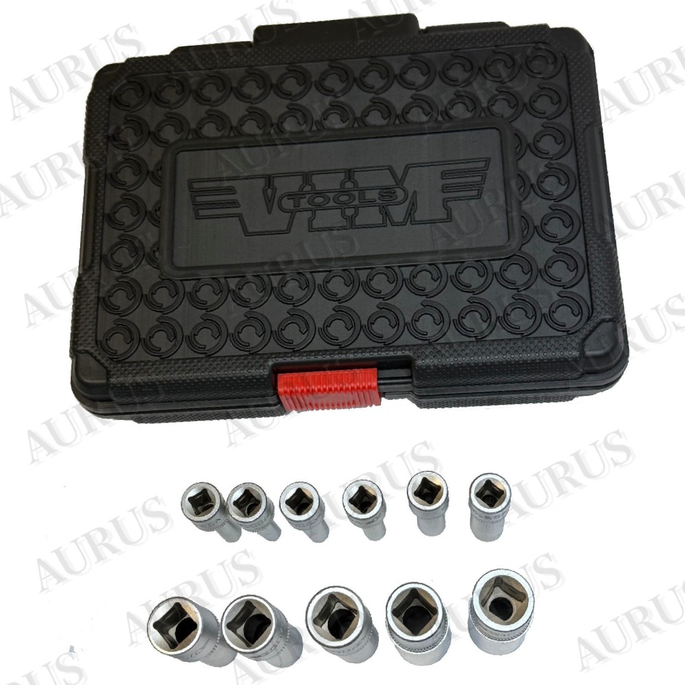 Brand New VIM Tools VDE418 11pc Deep External Torx Socket Set E4-E18 1/4" & 3/8"