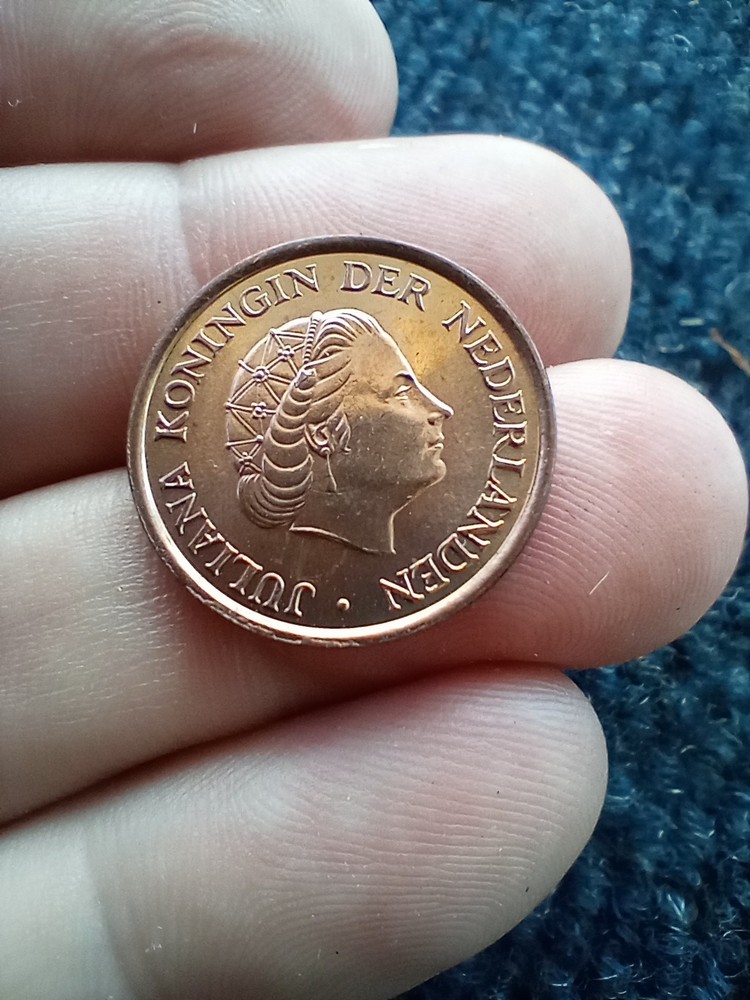 1980 Netherlands 5 cent Coin. uncirculated Condition