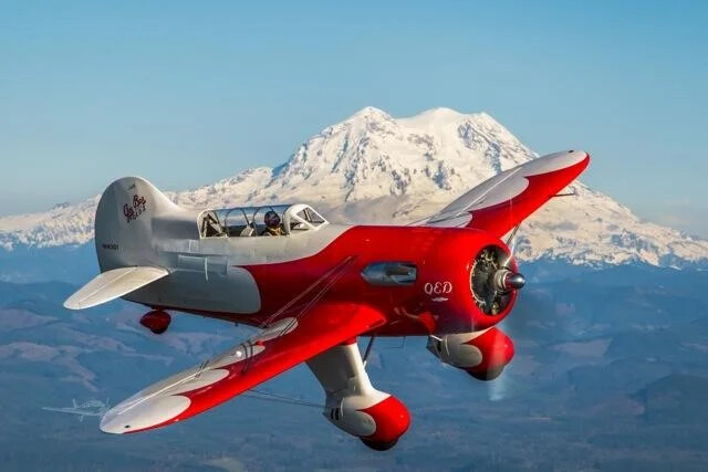 Model Airplane Plans (UC): Gee Bee QED Scale 24½" Wingspan