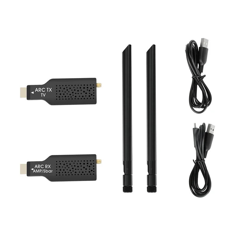 Wireless HDMI ARC Audio Transmitter Receiver Extender for TV Projector Sound Bar