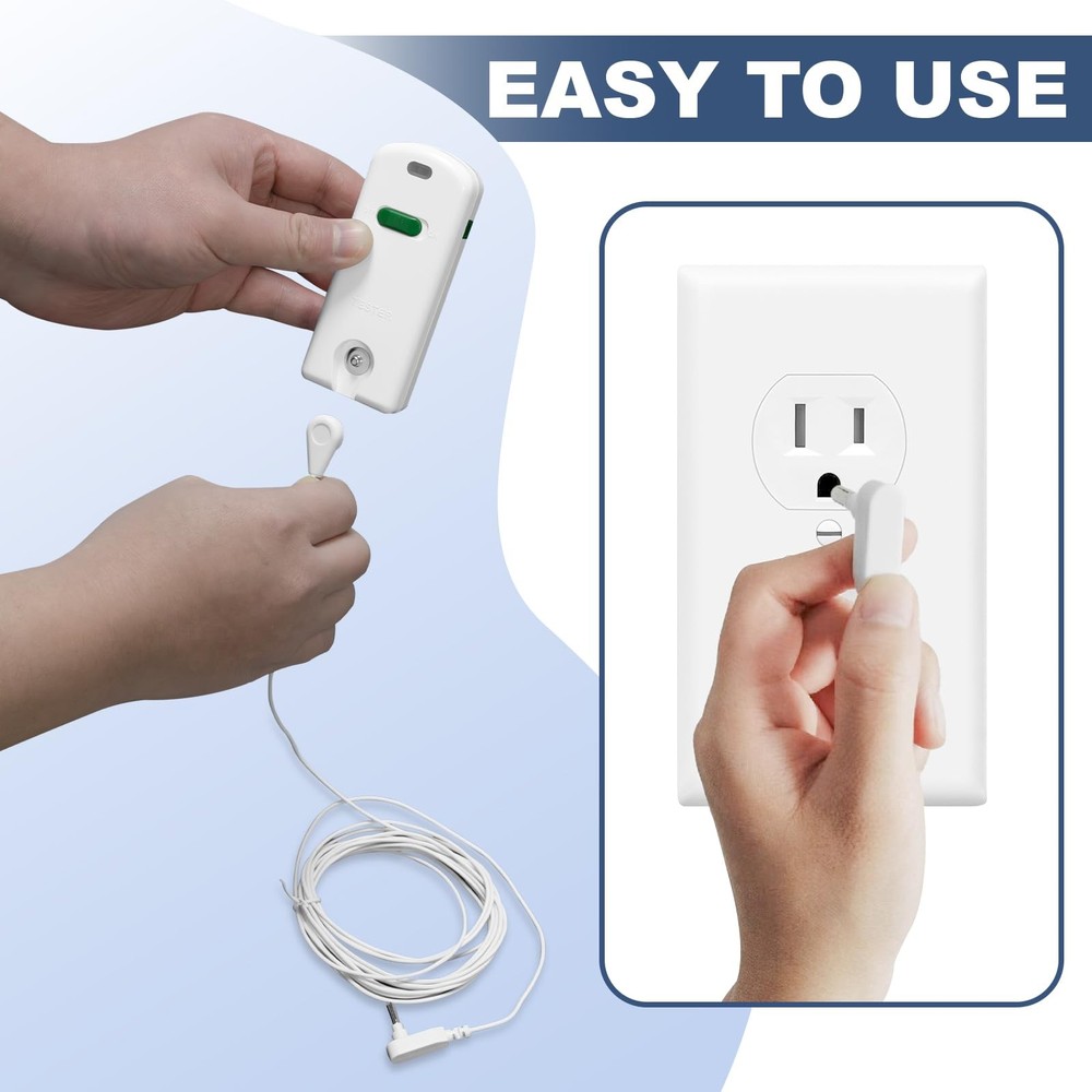 Grounding Continuity Tester, Earthing Mat, Sheet, Cord Test, Green Light