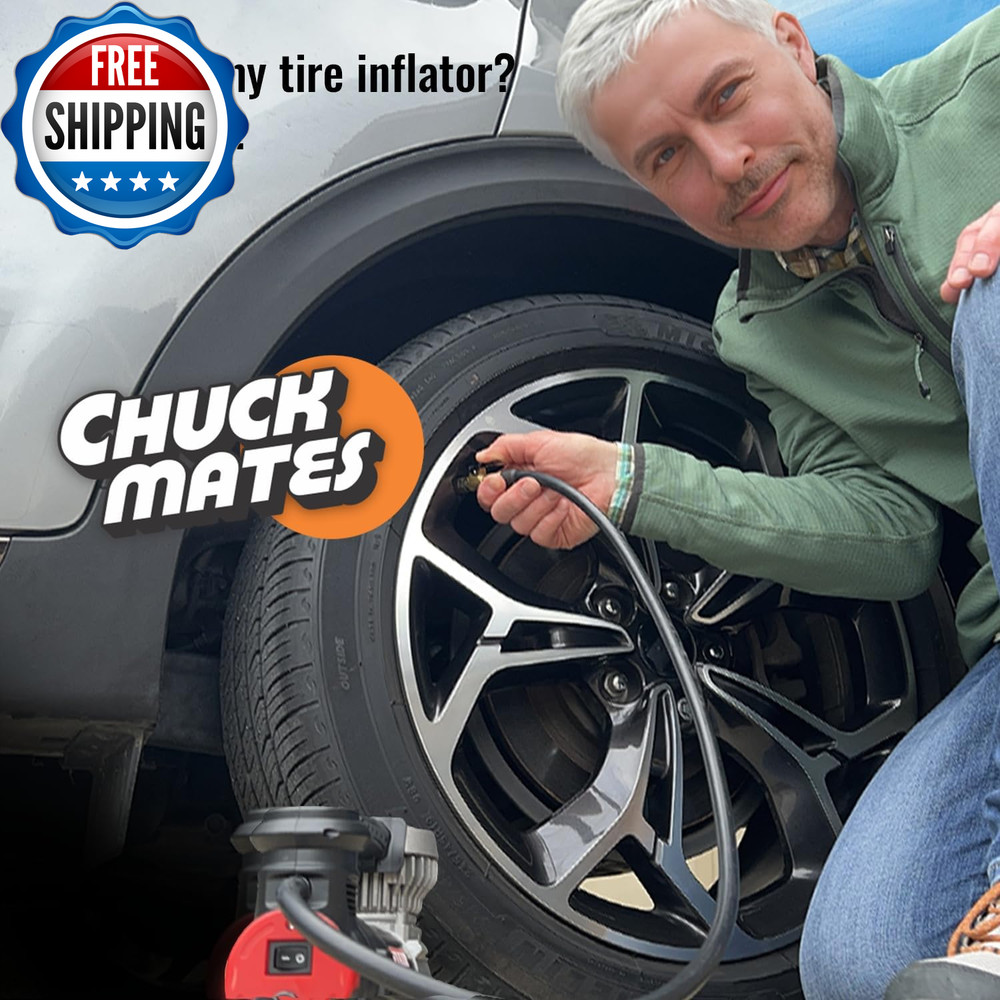 Chuck Mates Premium Quick Connect Accessory for Tire Inflators Open Type1 Pack..