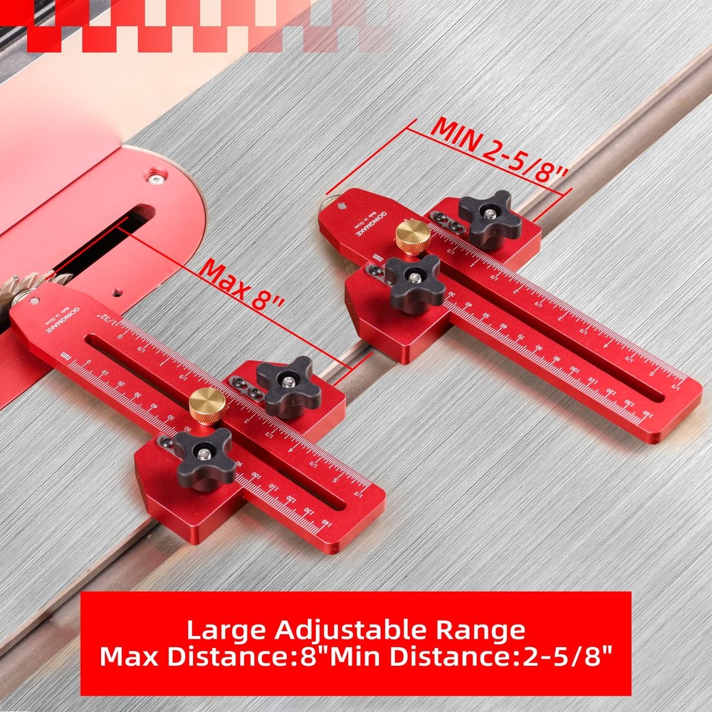 GOINGMAKE Thin Rip Jig Table Saw Guide for Repetitive Narrow Thin Strip Cuts