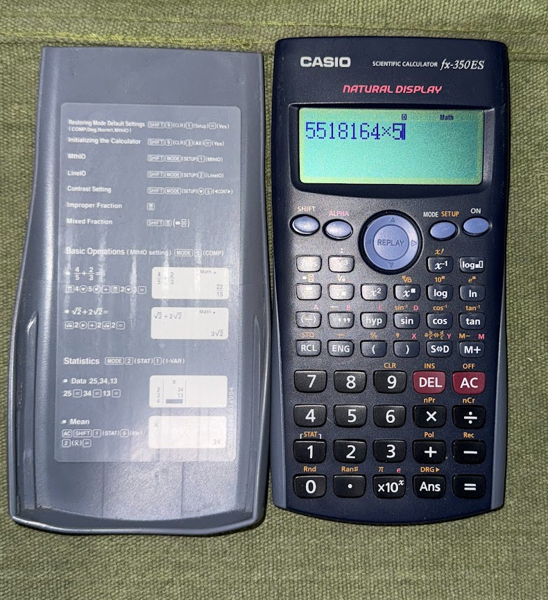 Casio Scientific Calculator fx-350ES