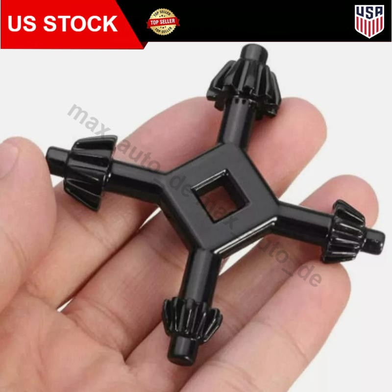 4 Way Drill Press Chuck Key Size 3/8" 1/2" Chucks Universal Combination Hand