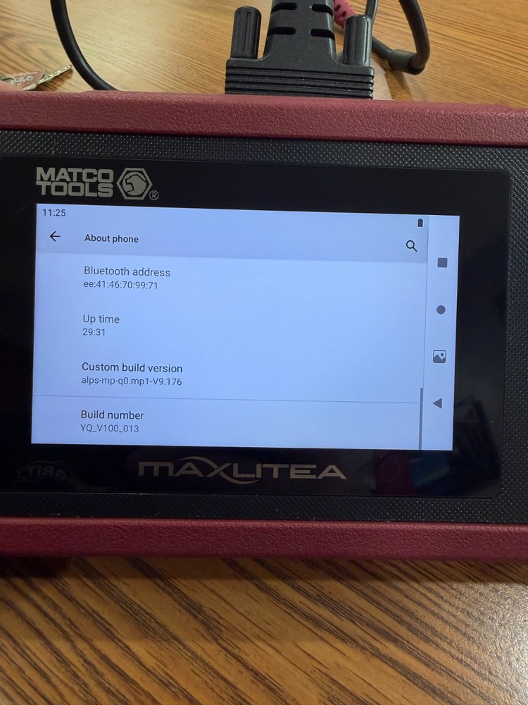 Matco Tools Maxlitea Scanner MT6761