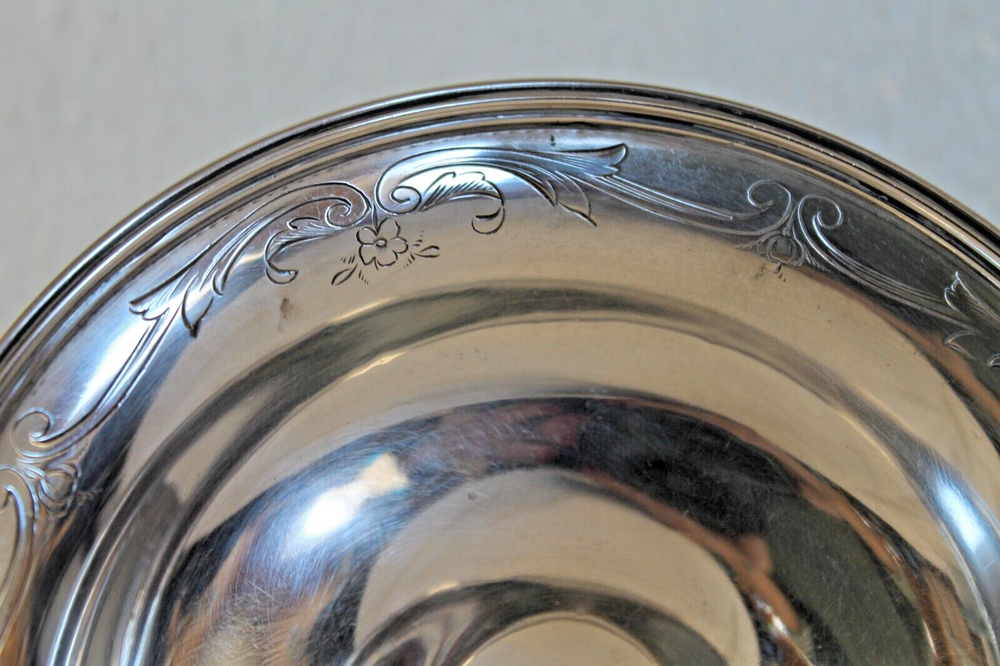 Frank M. Whiting Sterling Silver Compote #4282 No Monogram 111.3G