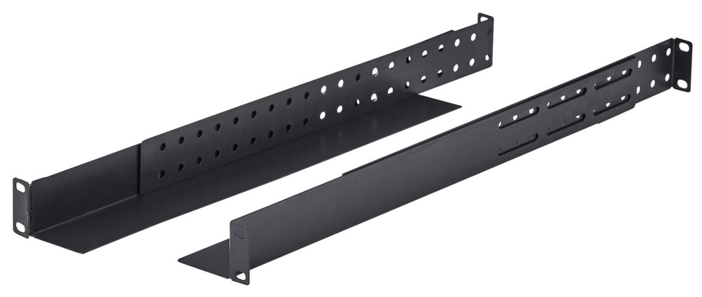 Adjustable 1 Space 1U Server Rack Shelf 4-Post Mount Shelves Rail Rails Network