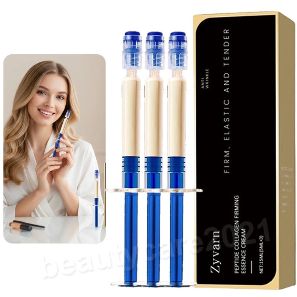 6Pcs Polypeptide Collagen Elastic Essence Cream Anti-Wrinkle Micro-Molecular 5ml