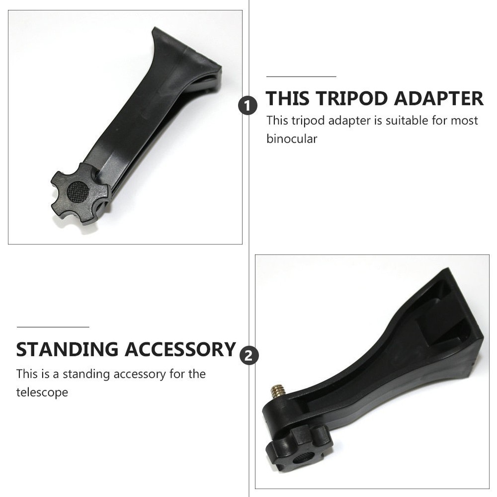 Binocular Tripod Adapter 1/4 Inch Plastic Fixed Bracket for Adventures
