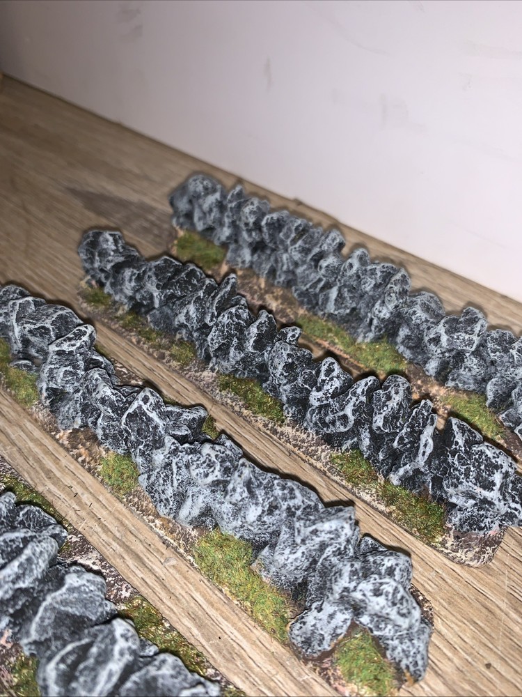 Warhammer Terrain Scenery Natural Stone Walls Bundle Miniature Model Gaming