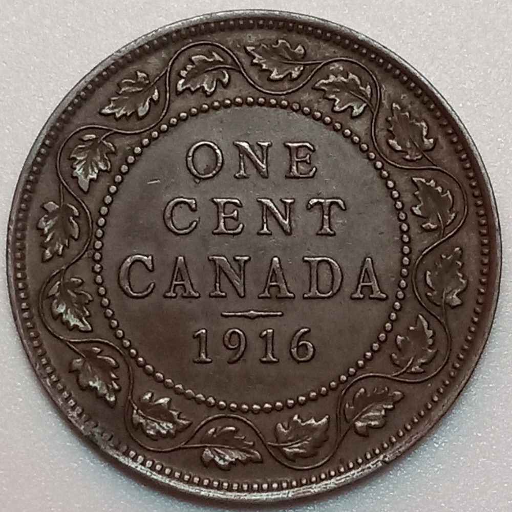 1916 Canada 1 Cent (Lot#1)