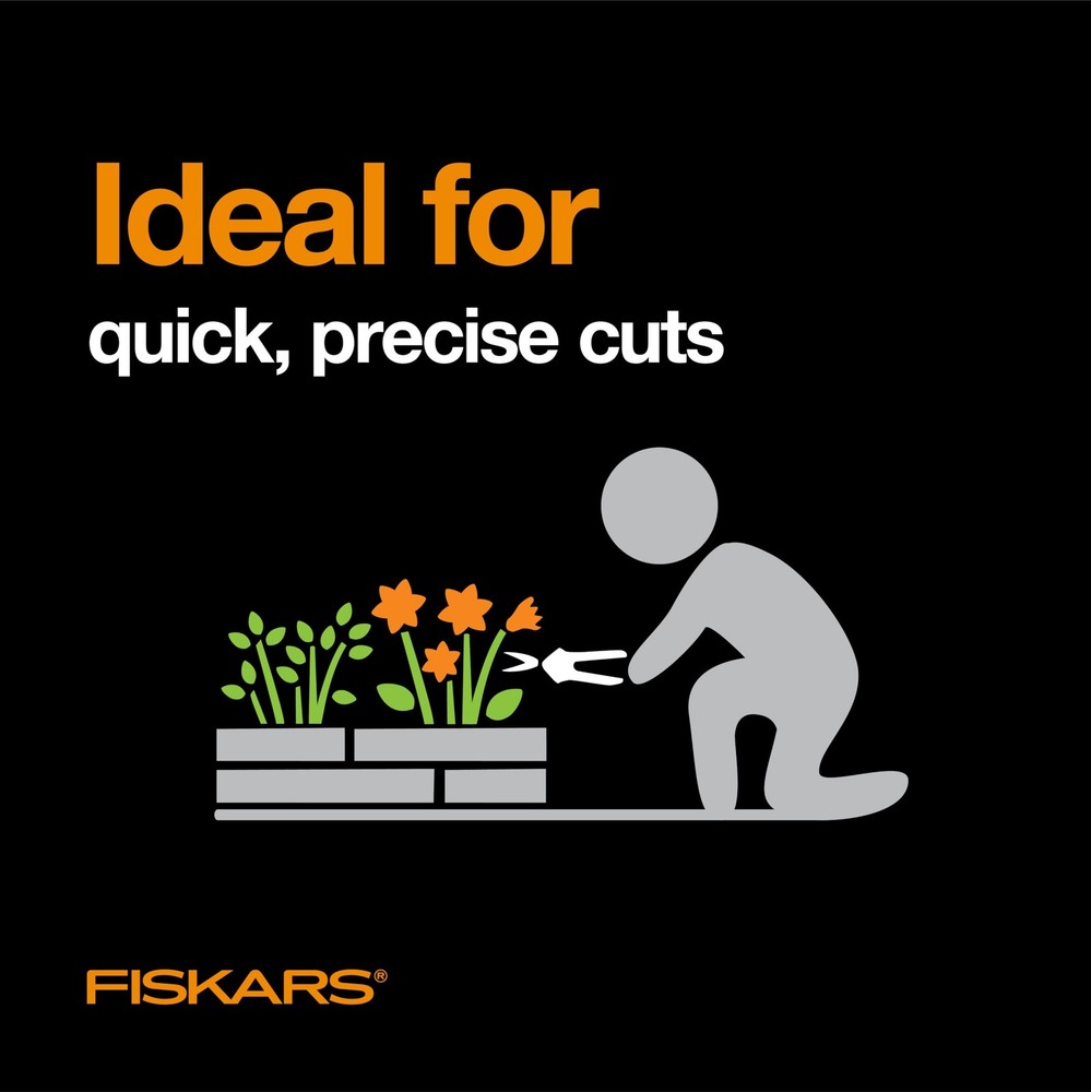 Fiskars 6" Pruning Scissors (2-Pack) Non-Stick Blades 2 Pack Orange, Orange