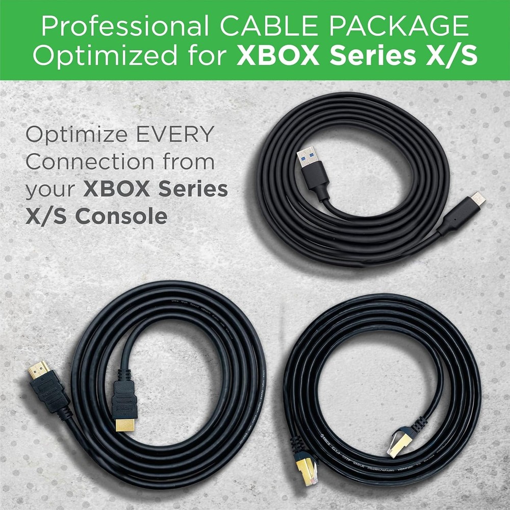 BrightOn Optimized Cable Package Compatible with Xbox Series X/S | 8K HDMI...